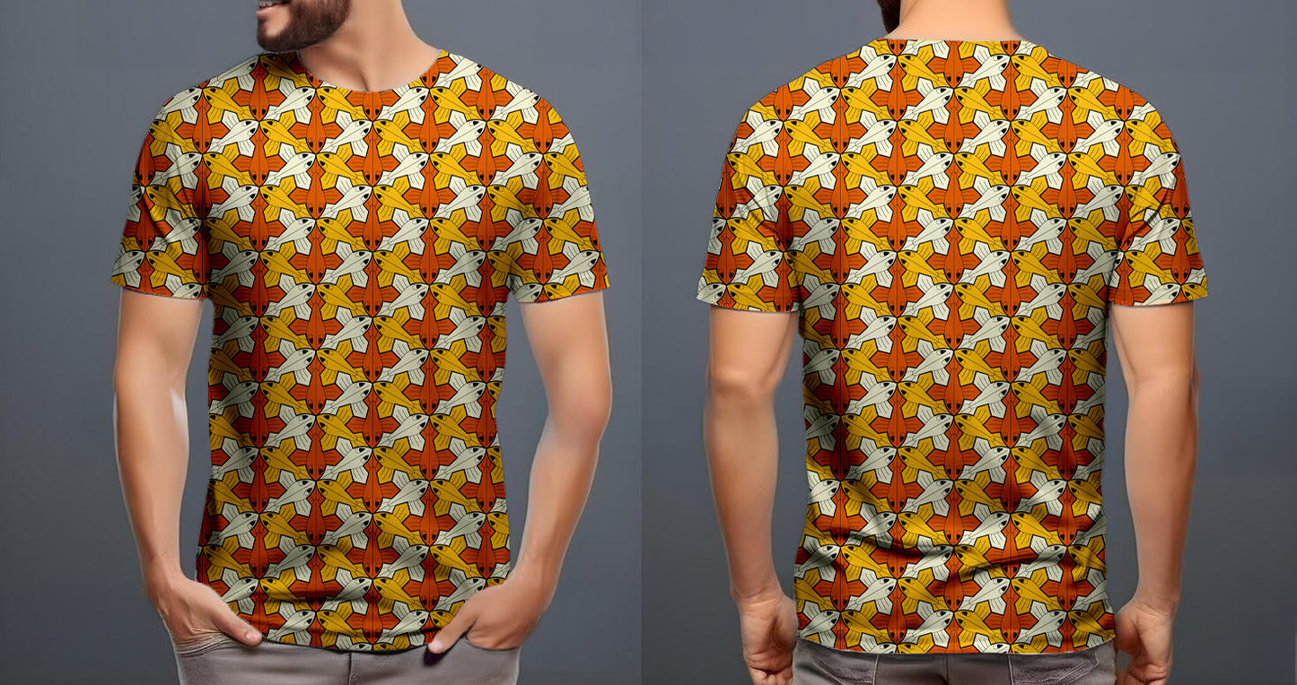 Peces alados anaranjados