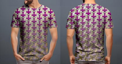 Peces alados morado cafe