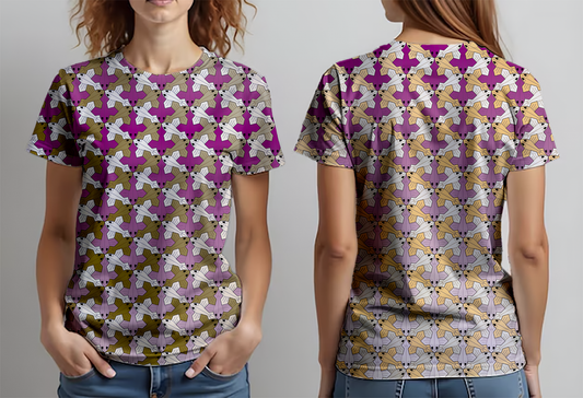 Peces alados morado cafe