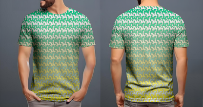 Caballeros turquesa amarillo