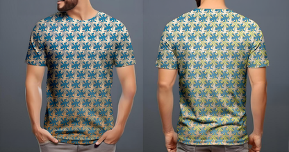 Lagartos celeste naranja