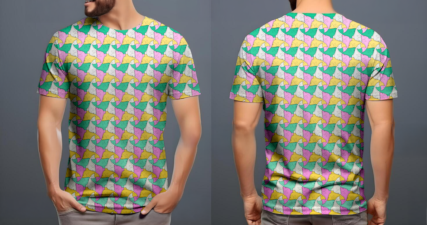 Peces gordos blanco amarillo