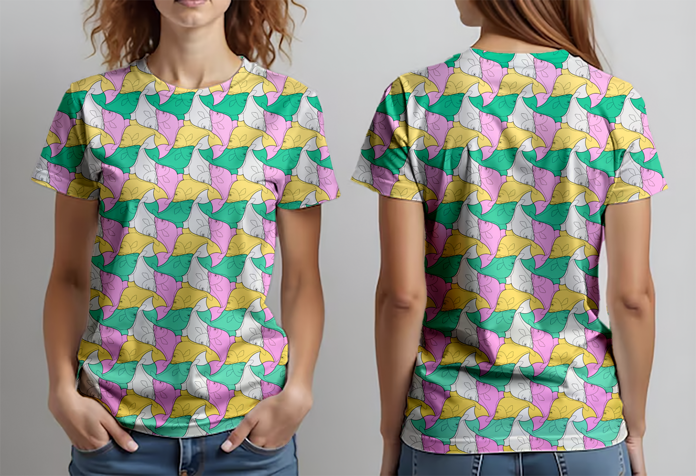 Peces gordos blanco amarillo