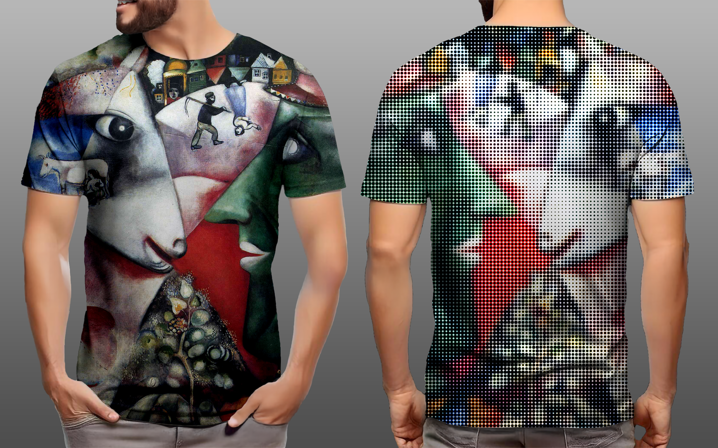 Marc Chagall - Yo y el pueblo