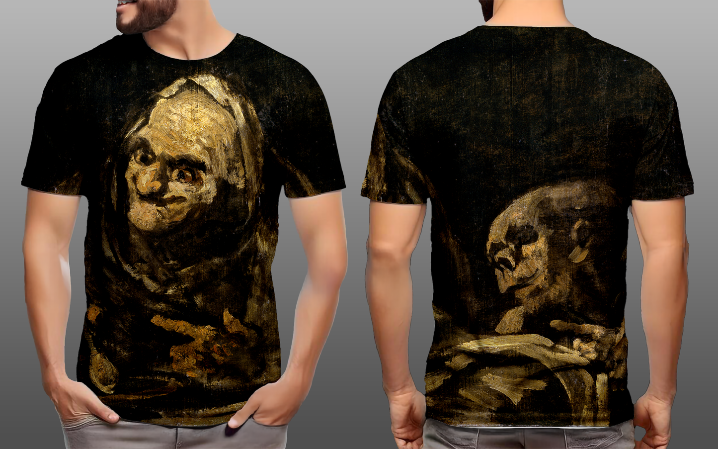 Francisco de Goya - Viejos comiendo sopa