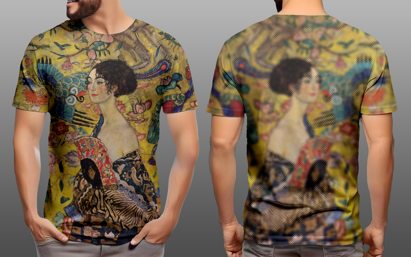 Gustav Klimt - Dama con abanico