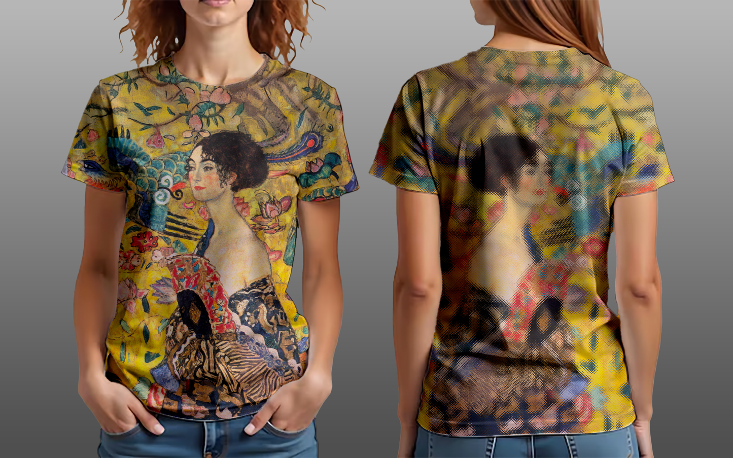 Gustav Klimt - Dama con abanico