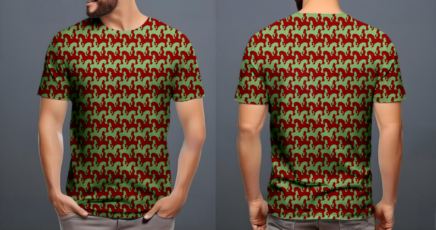 Caballeros verde rojo