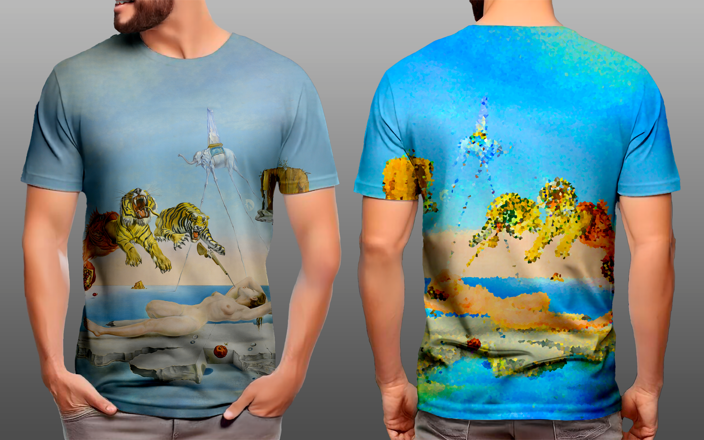 Salvador Dali - Sueño causado por el vuelo de una abeja alrededor de una granada un segundo antes de despertar