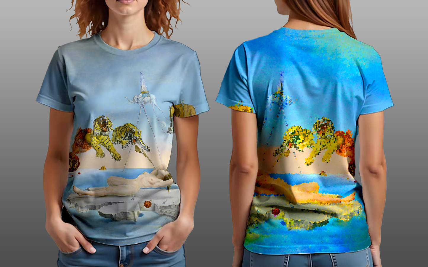 Salvador Dali - Sueño causado por el vuelo de una abeja alrededor de una granada un segundo antes de despertar