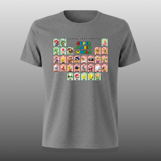 Super Mario Bros - Tabla periódica de Mario - DTF